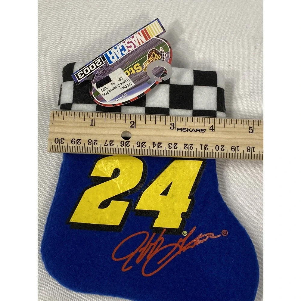 nascar small christmas‎ stocking 2003 #24 jeff gordon